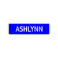 Ashlynn Street Metal Sign Plate