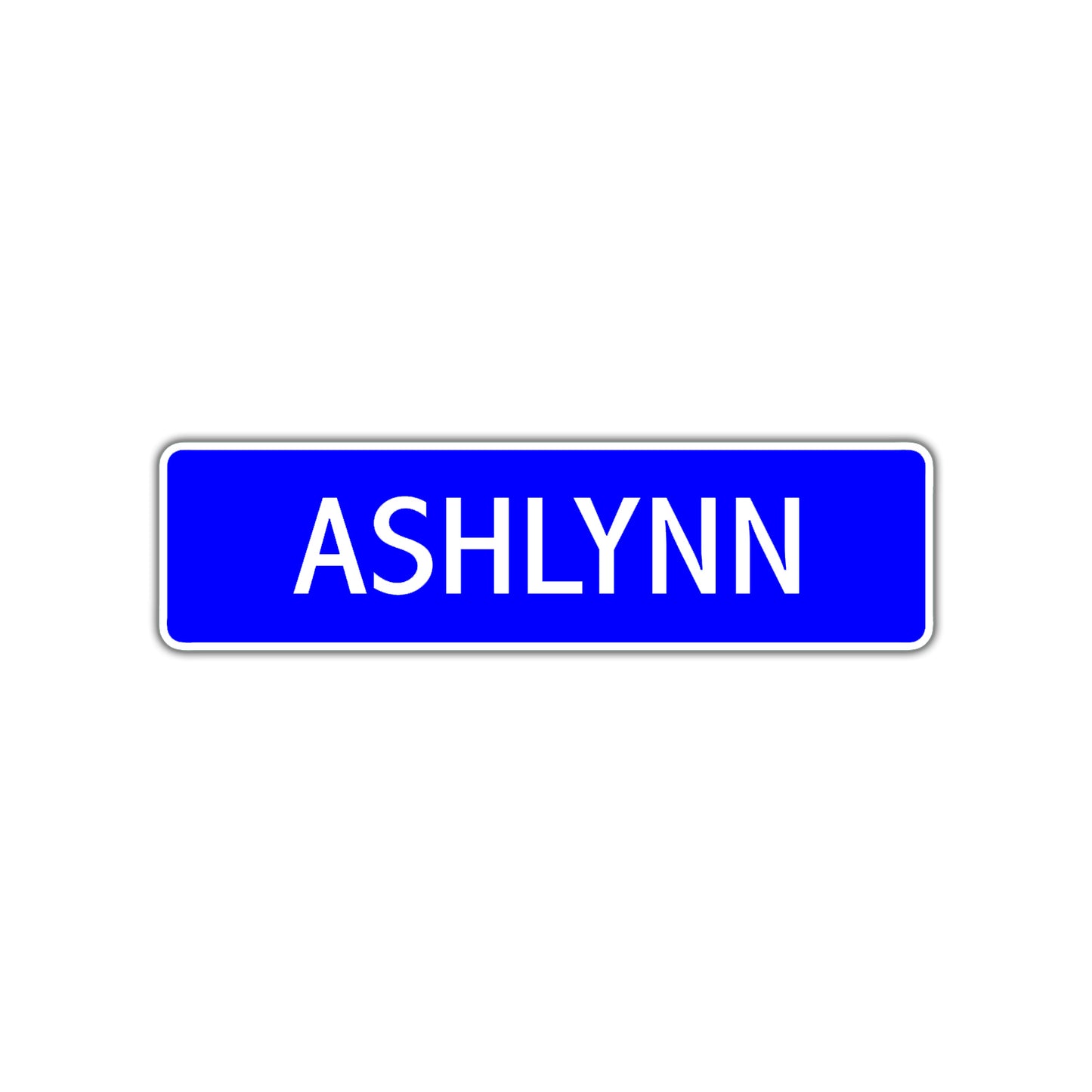 Ashlynn Street Metal Sign Plate