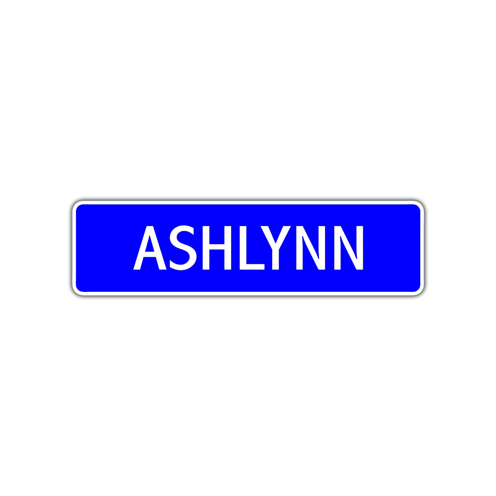 Ashlynn Street Metal Sign Plate
