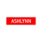 Ashlynn Street Sign