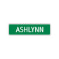 Ashlynn Street Sign Plate