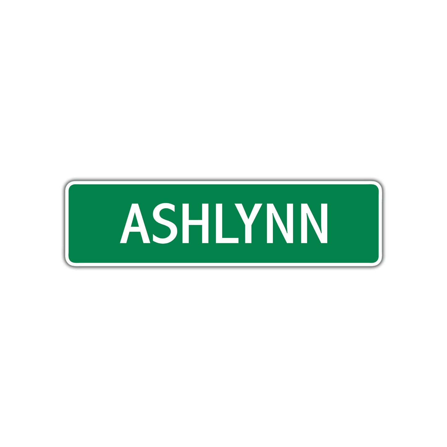 Ashlynn Street Sign Plate