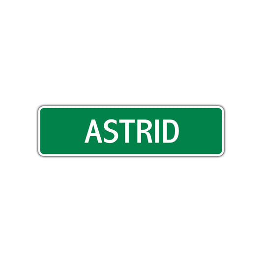 Astrid Street Sign