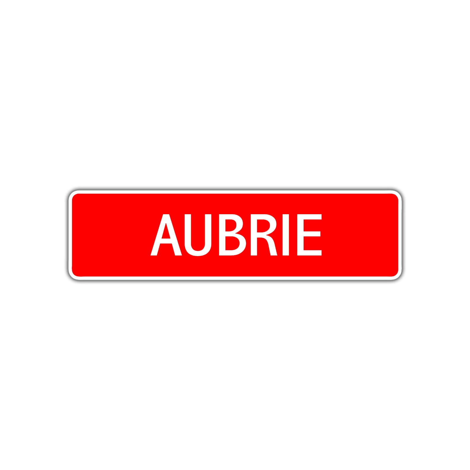 Aubrie Street Sign
