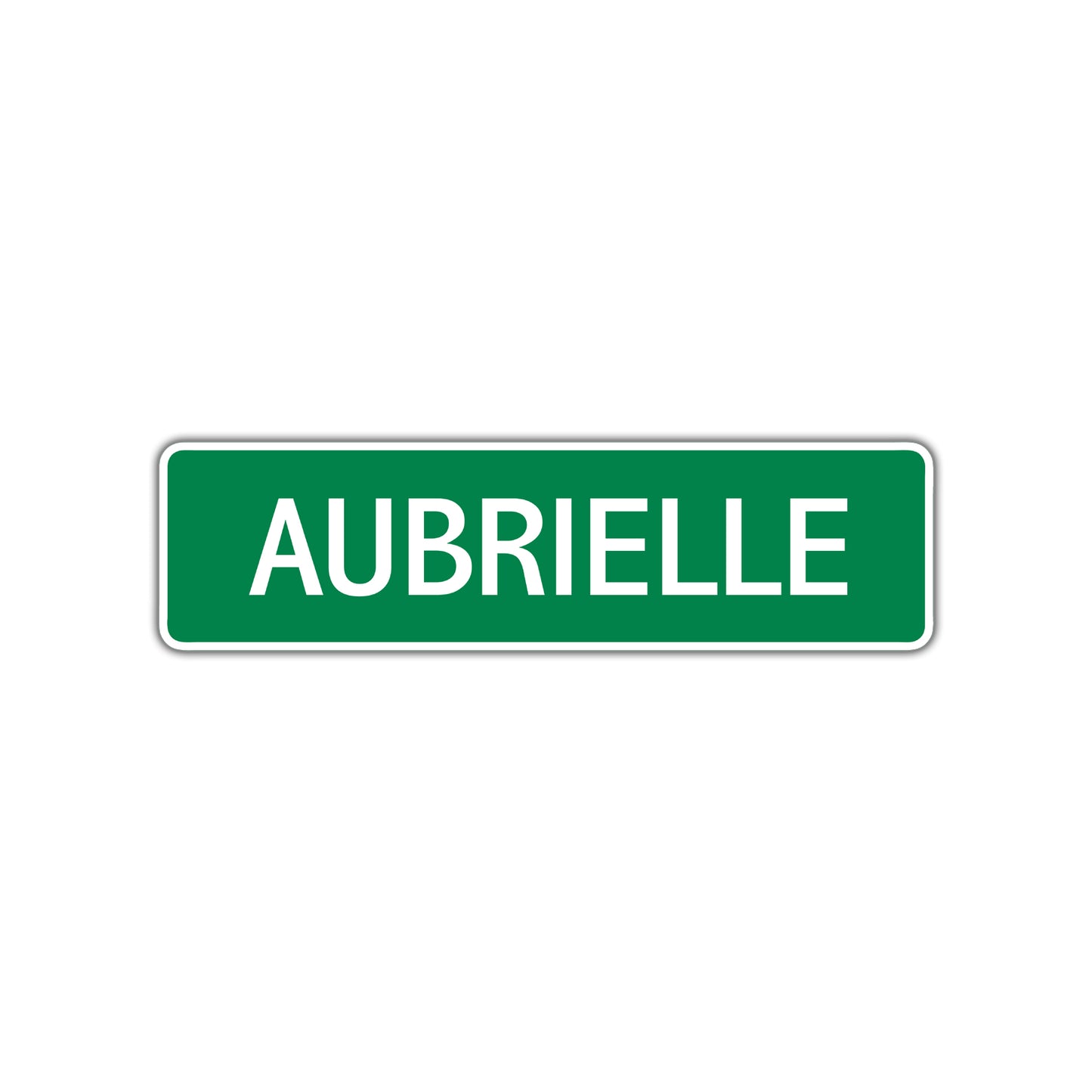 Aubrielle Street Sign