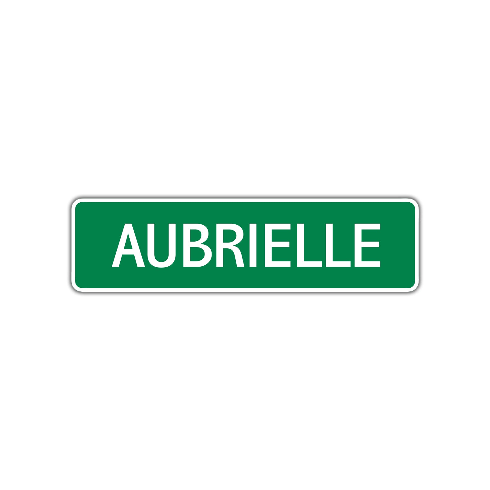 Aubrielle Street Sign