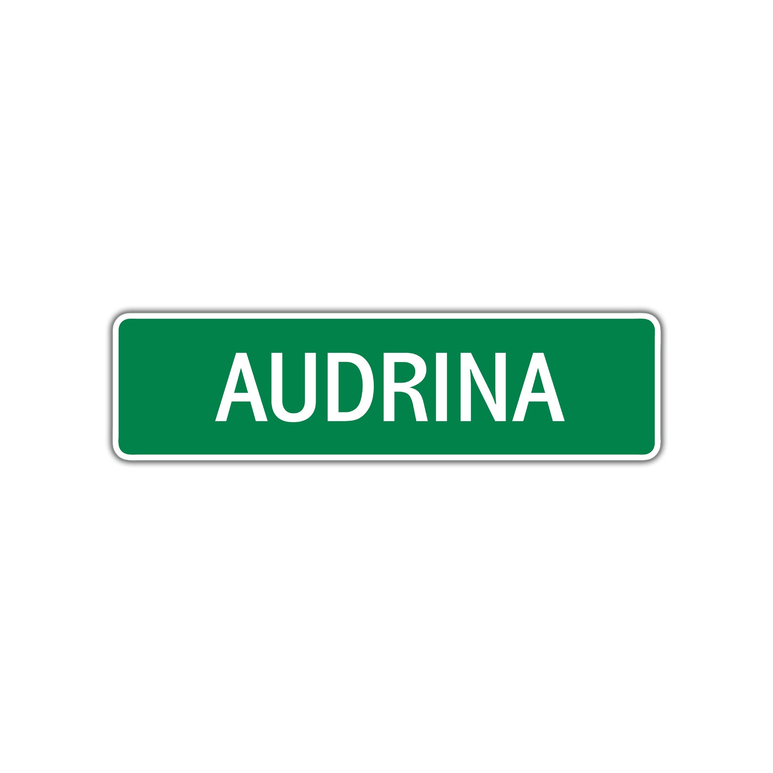 Audreen Sign Audrina Street Sign Children Name Room Plate – Sign Fever