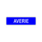 Averie Street Metal Sign Plate
