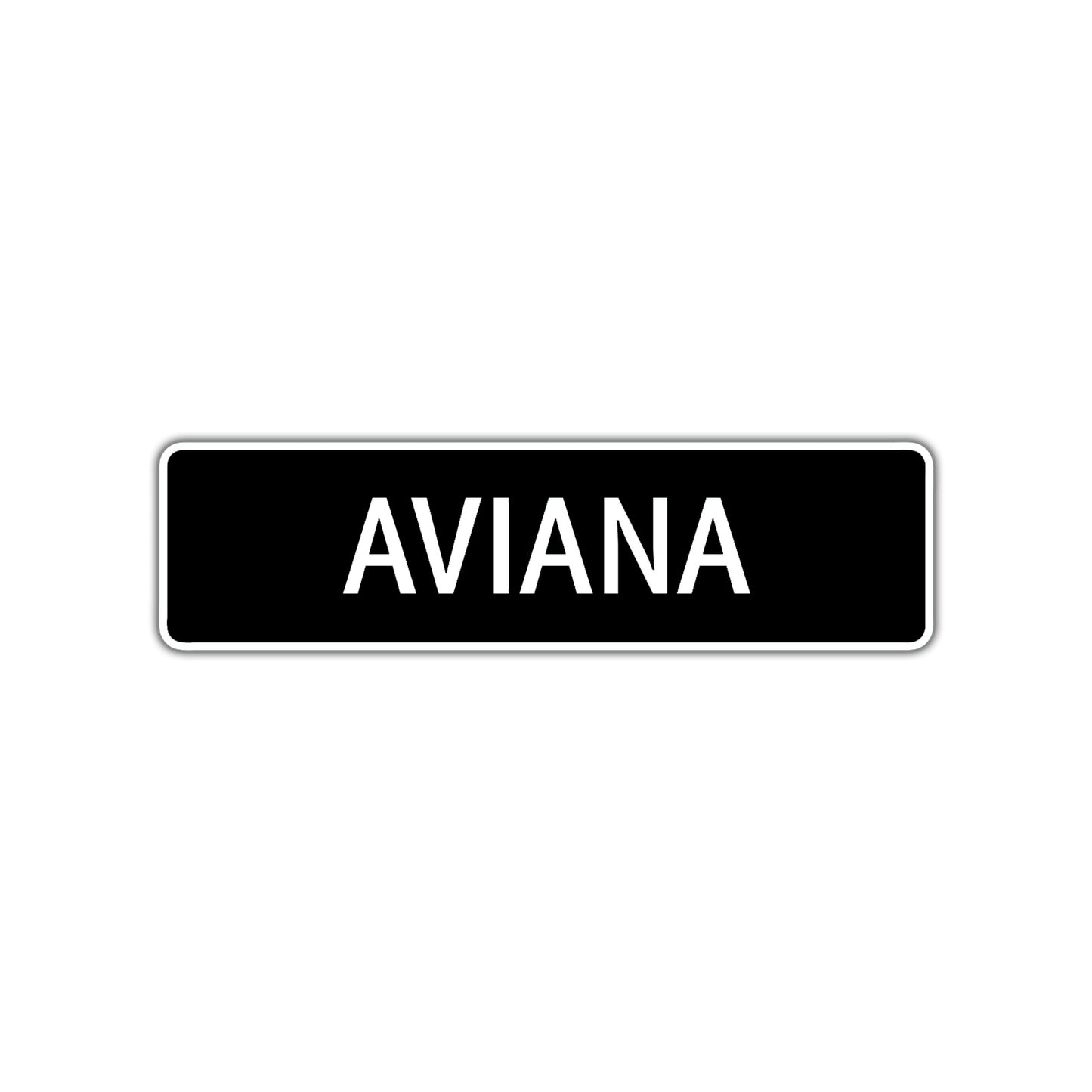 Aviana Street Metal Sign  