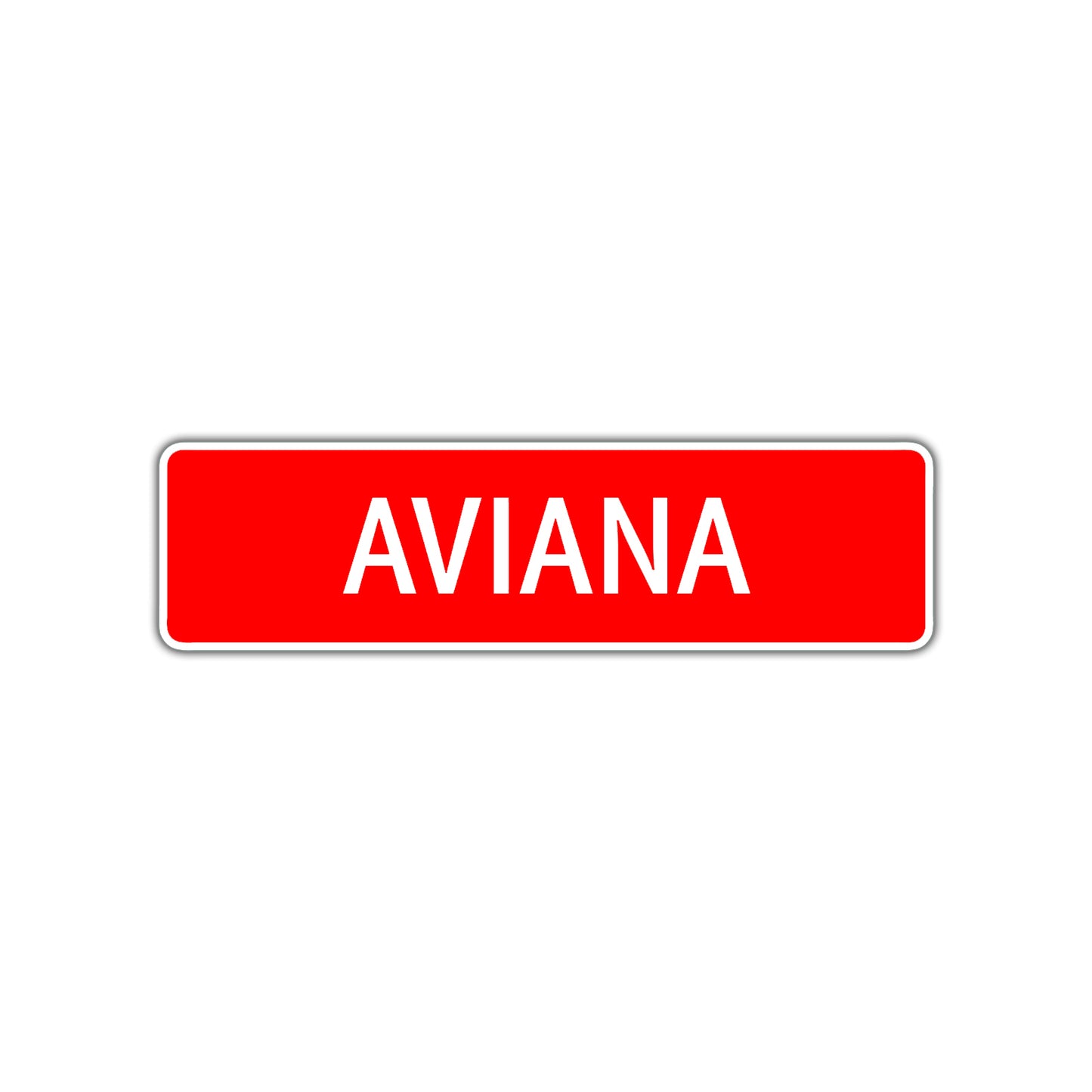 Aviana Street Sign