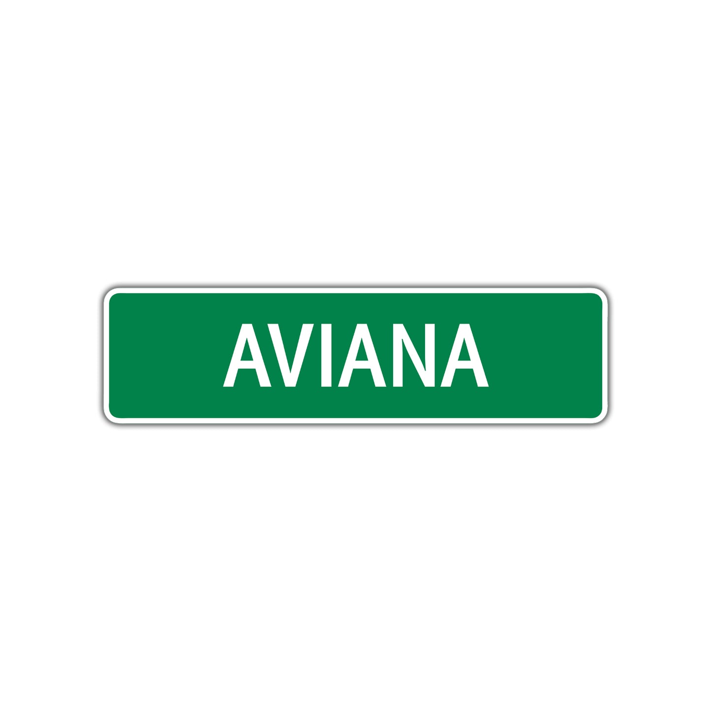 Aviana Street Sign Plate