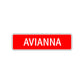 Avianna Street Sign