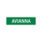 Avianna Street Sign Plate