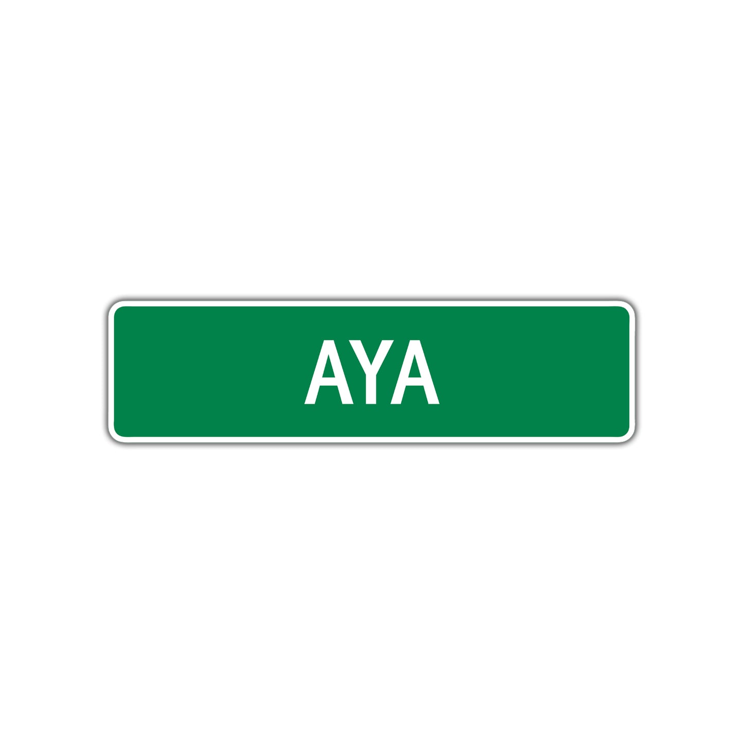 Aya Street Sign 
