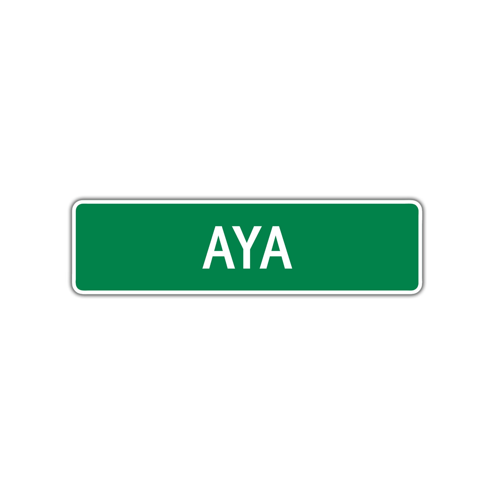 Aya Street Sign 