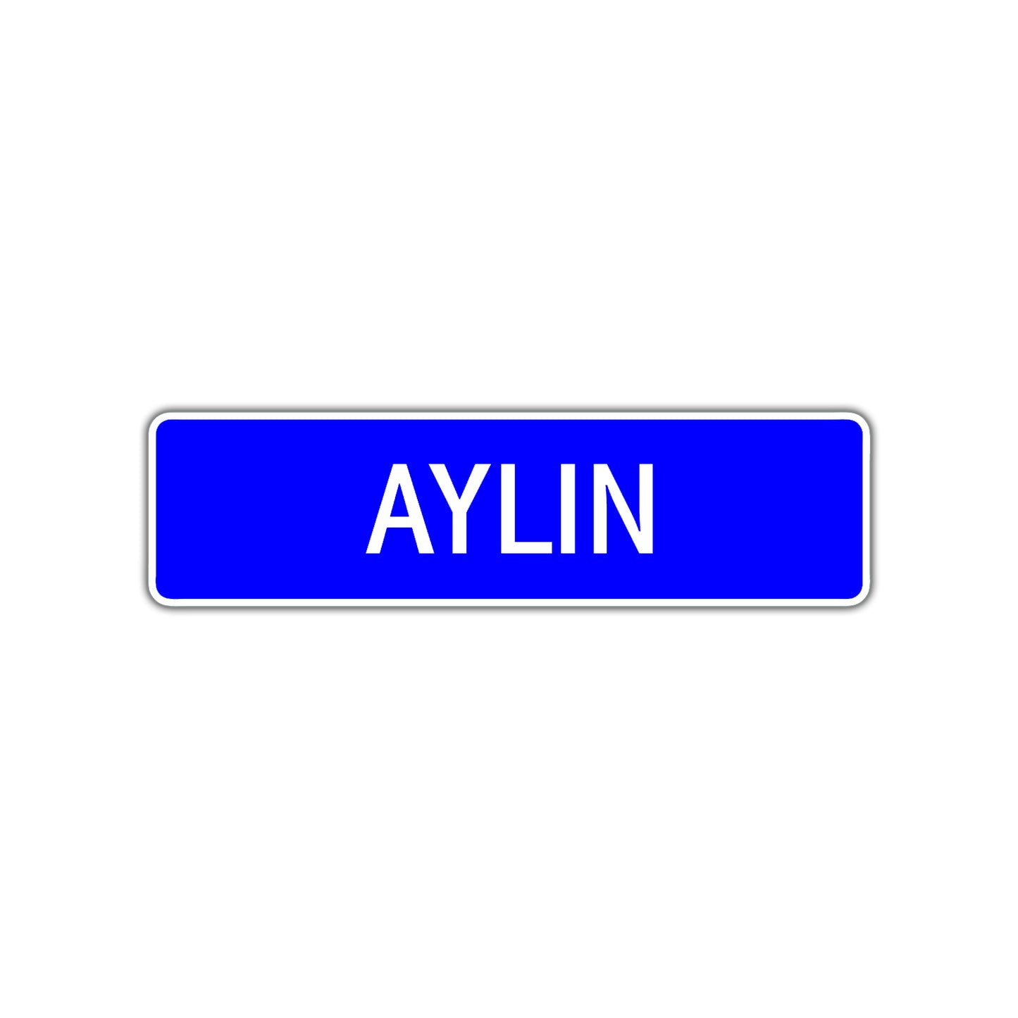 Aylin Street Metal Sign Plate