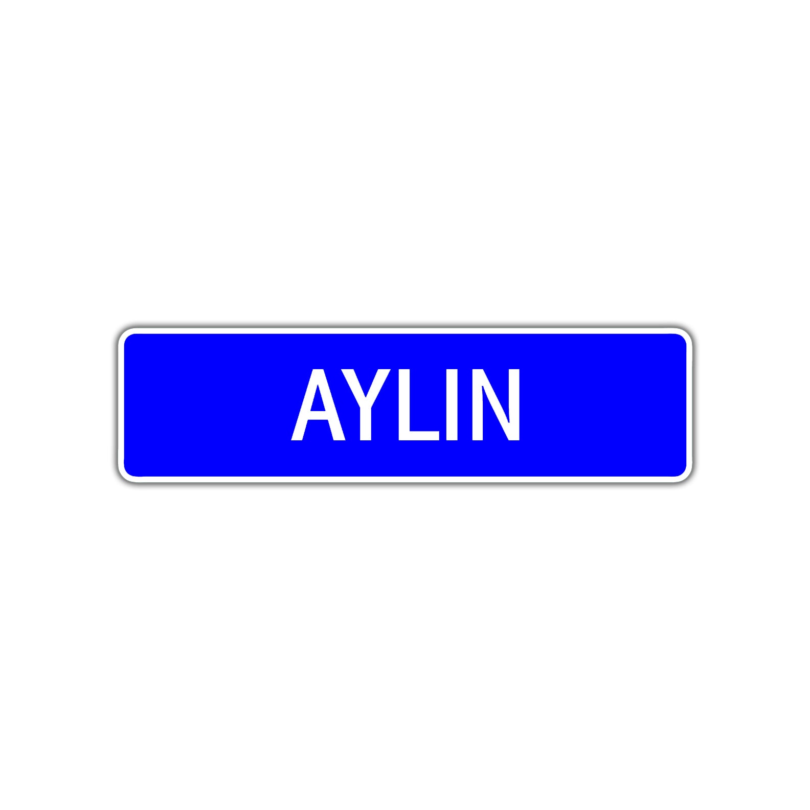 Aylin Street Metal Sign Plate
