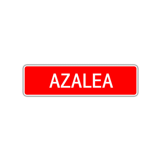 Azalea Street Sign
