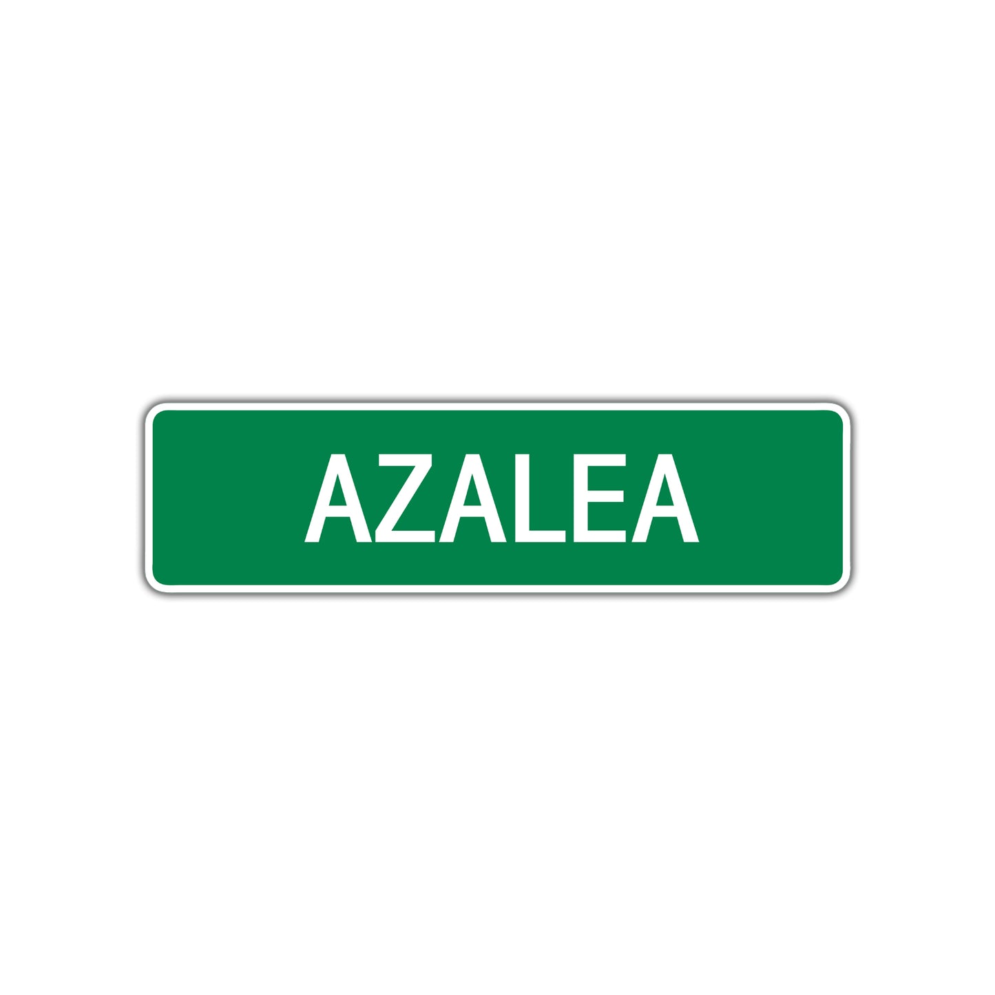 Azalea Street Sign Plate