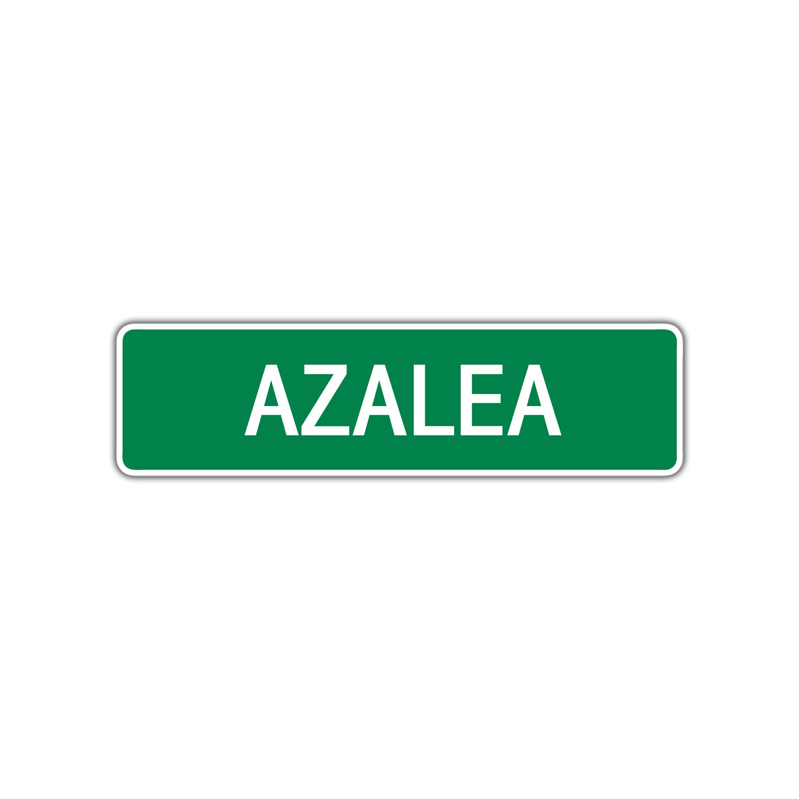 Azalea Street Sign Plate
