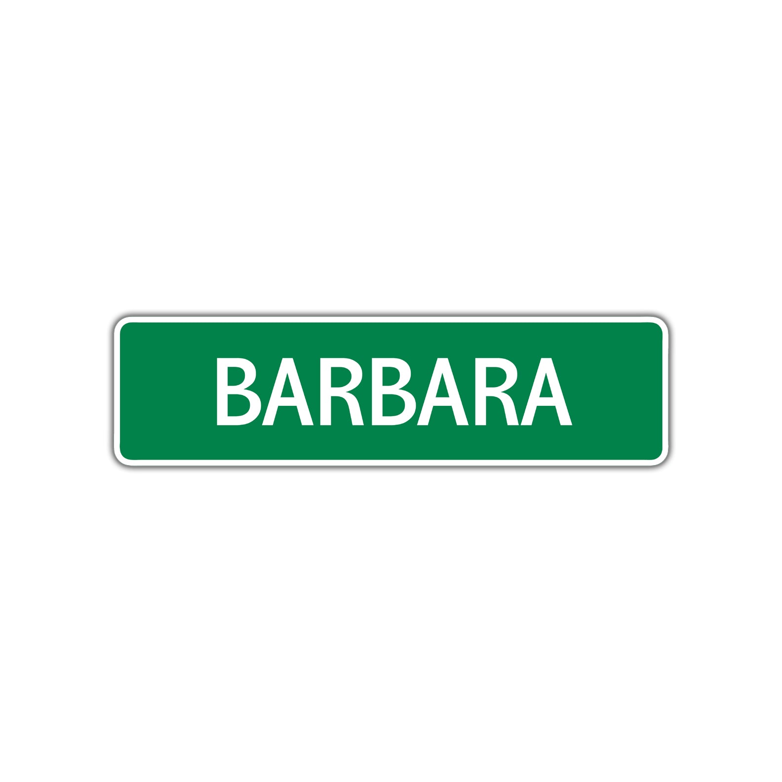 Barbara Street Sign Children Name Room Plate – Sign Fever