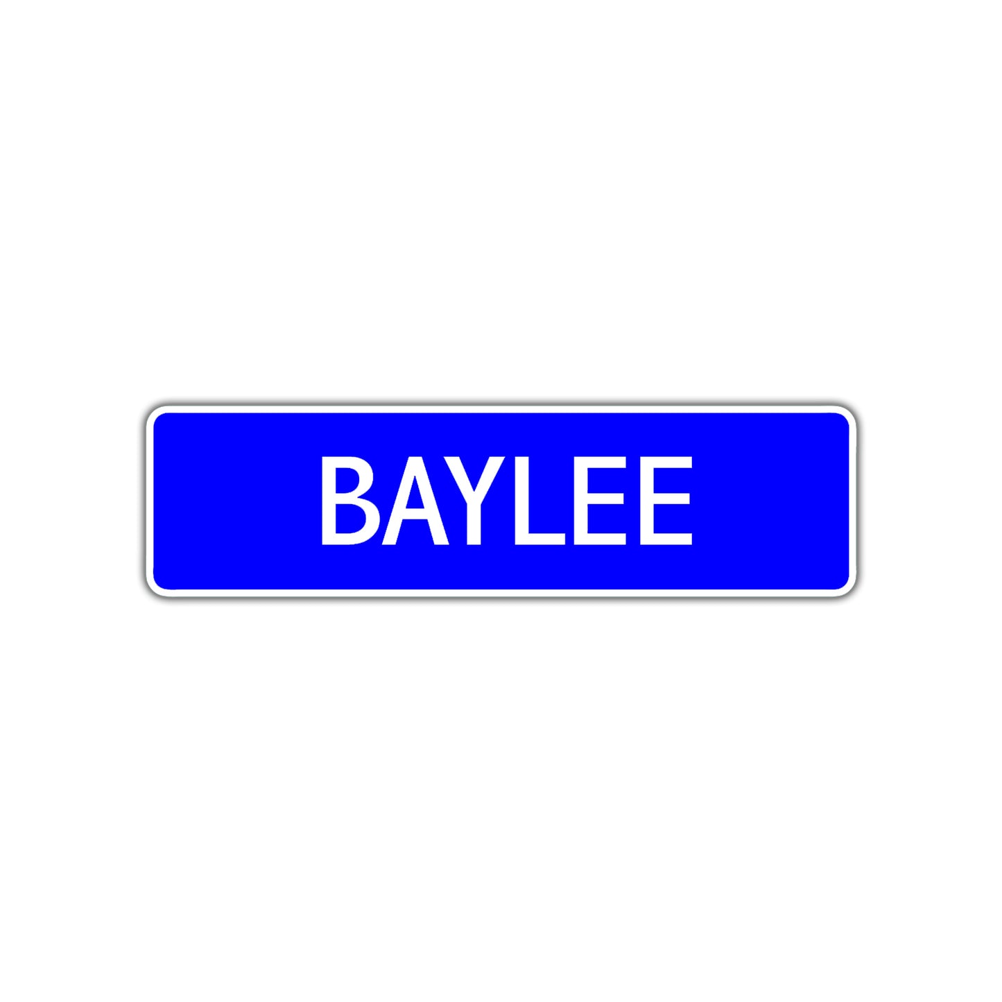 Baylee Street Metal Sign Plate