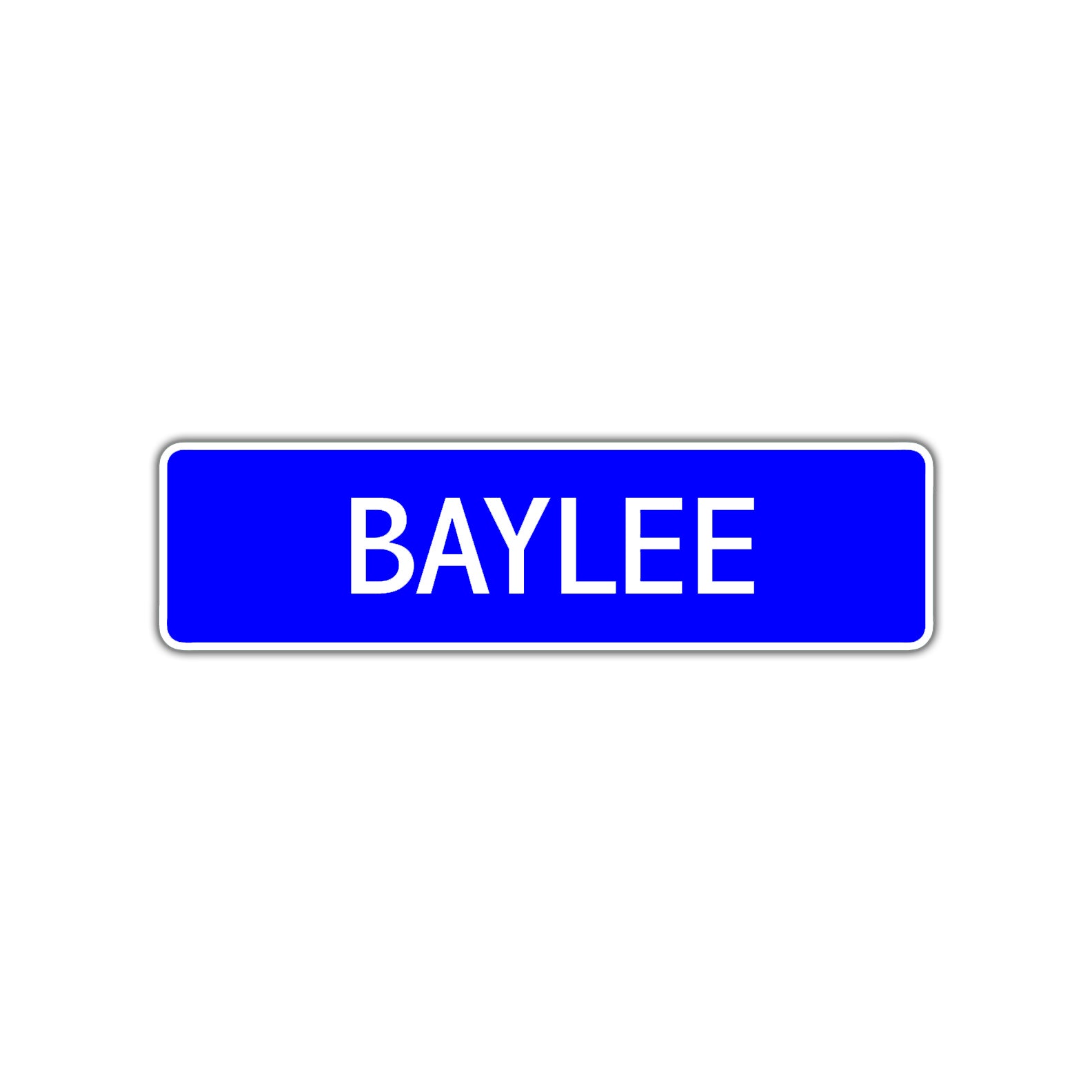 Baylee Street Metal Sign Plate