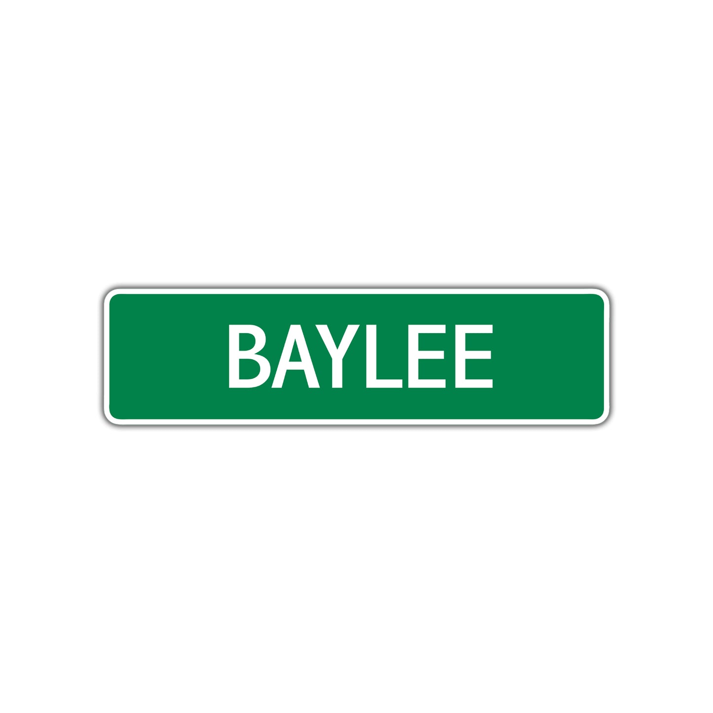 Baylee Street Sign Plate