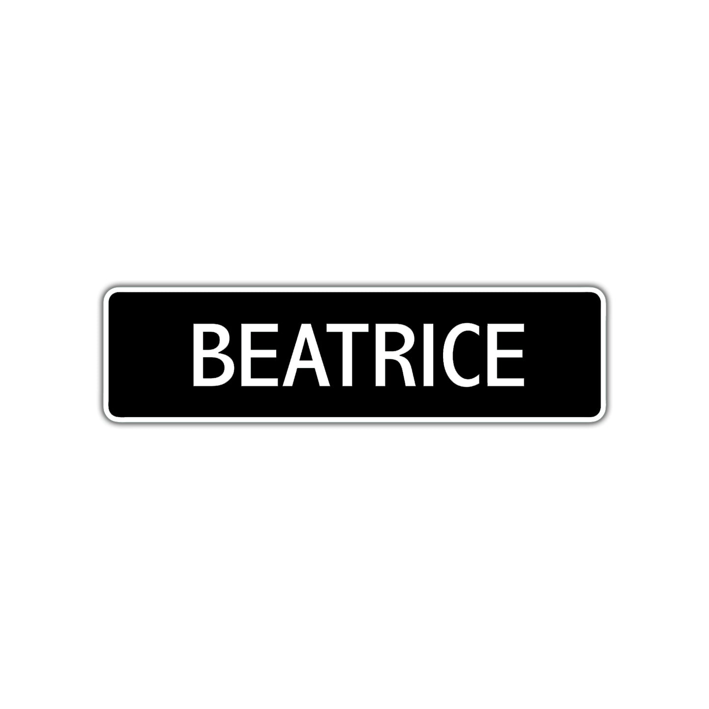 Beatrice Street Metal Sign  