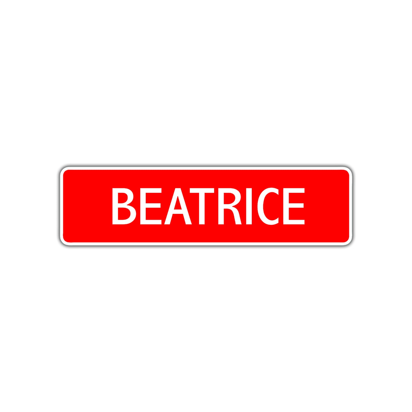 Beatrice Street Sign