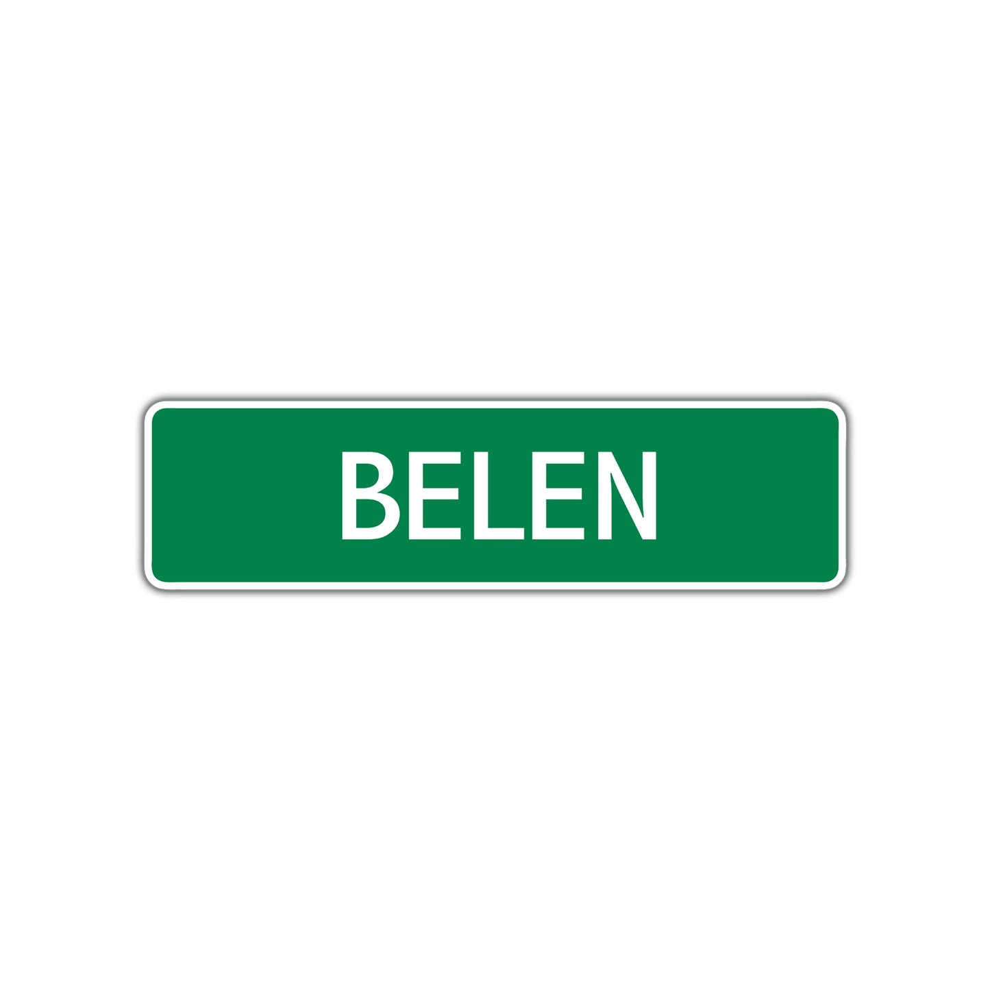 Belen Street Sign 
