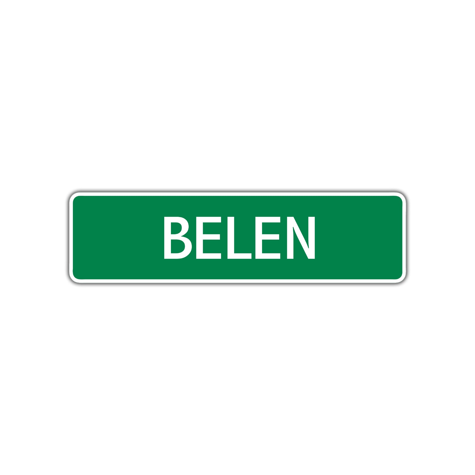 Belen Street Sign 