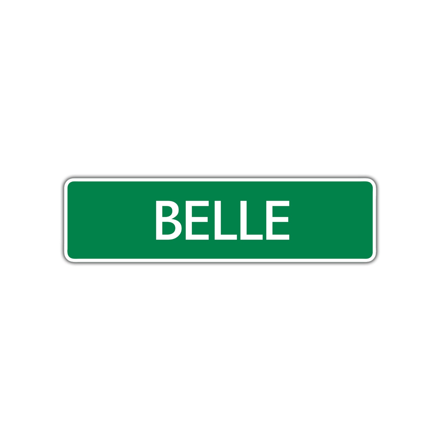 Belle Street Sign