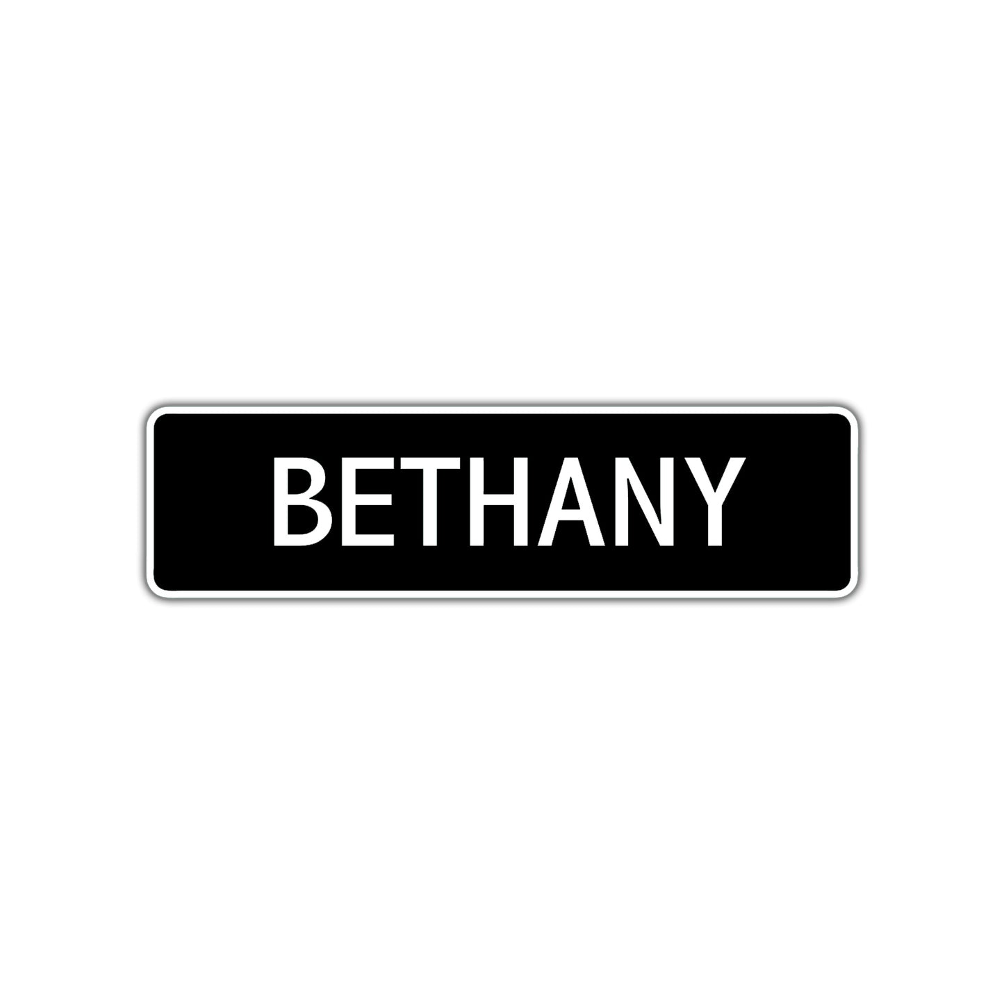Bethany Street Metal Sign 