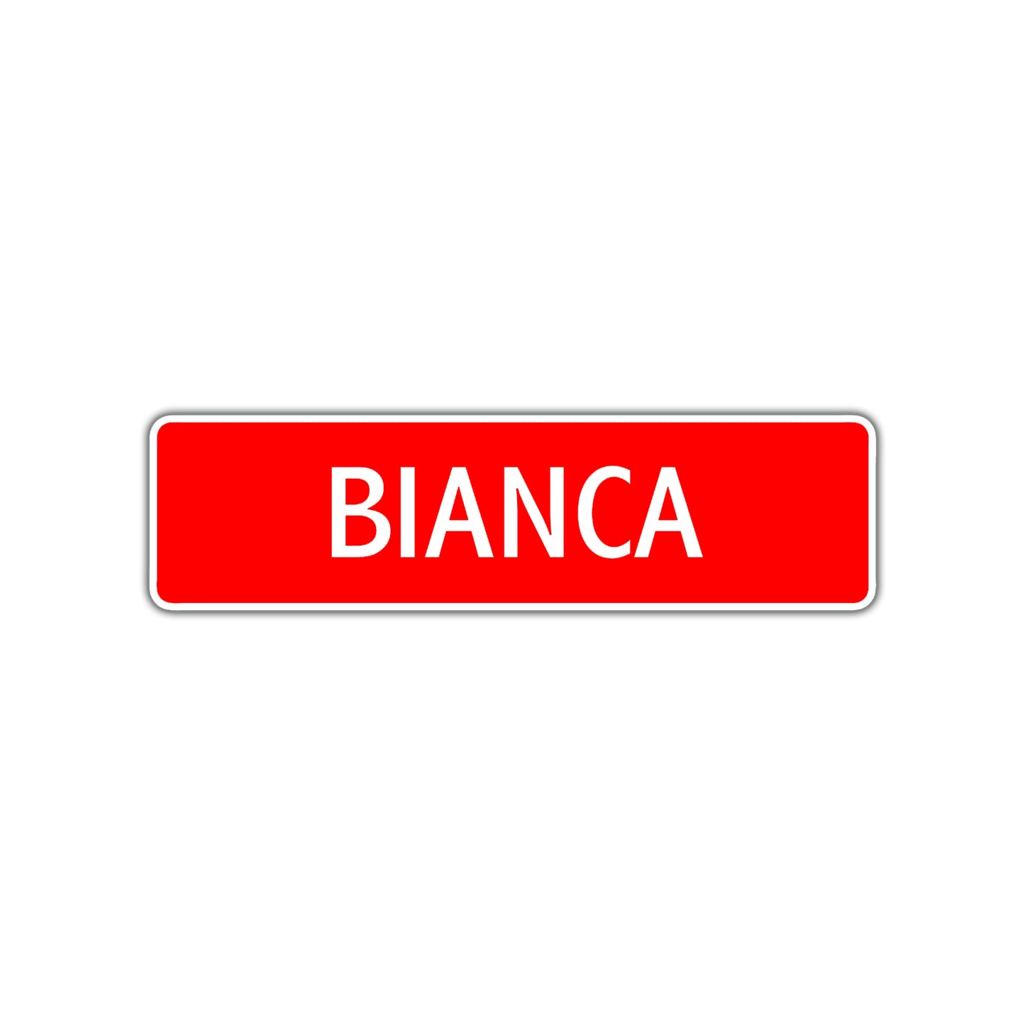 Bianca Street Sign