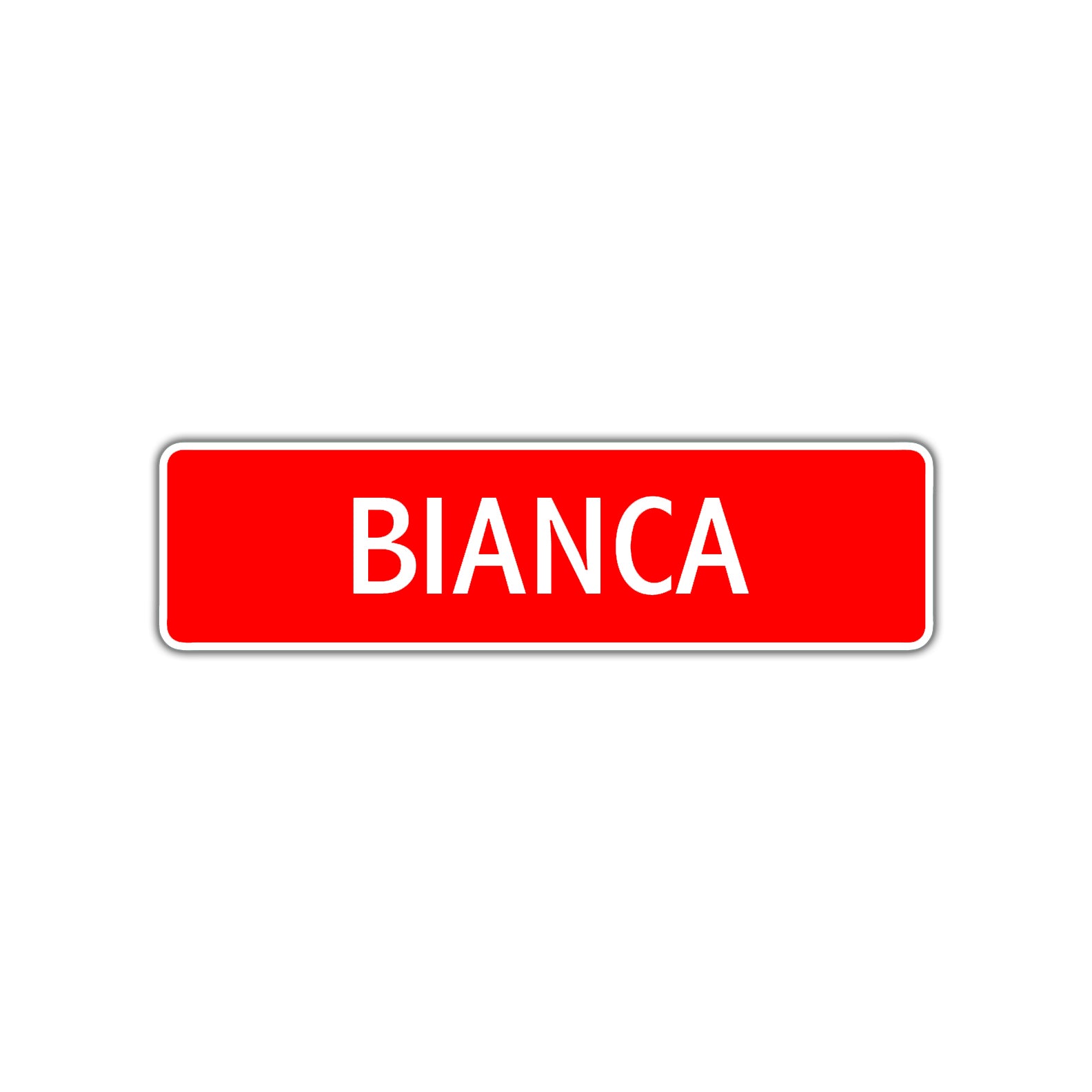 Bianca Street Sign