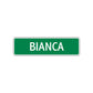 Bianca Street Sign Plate