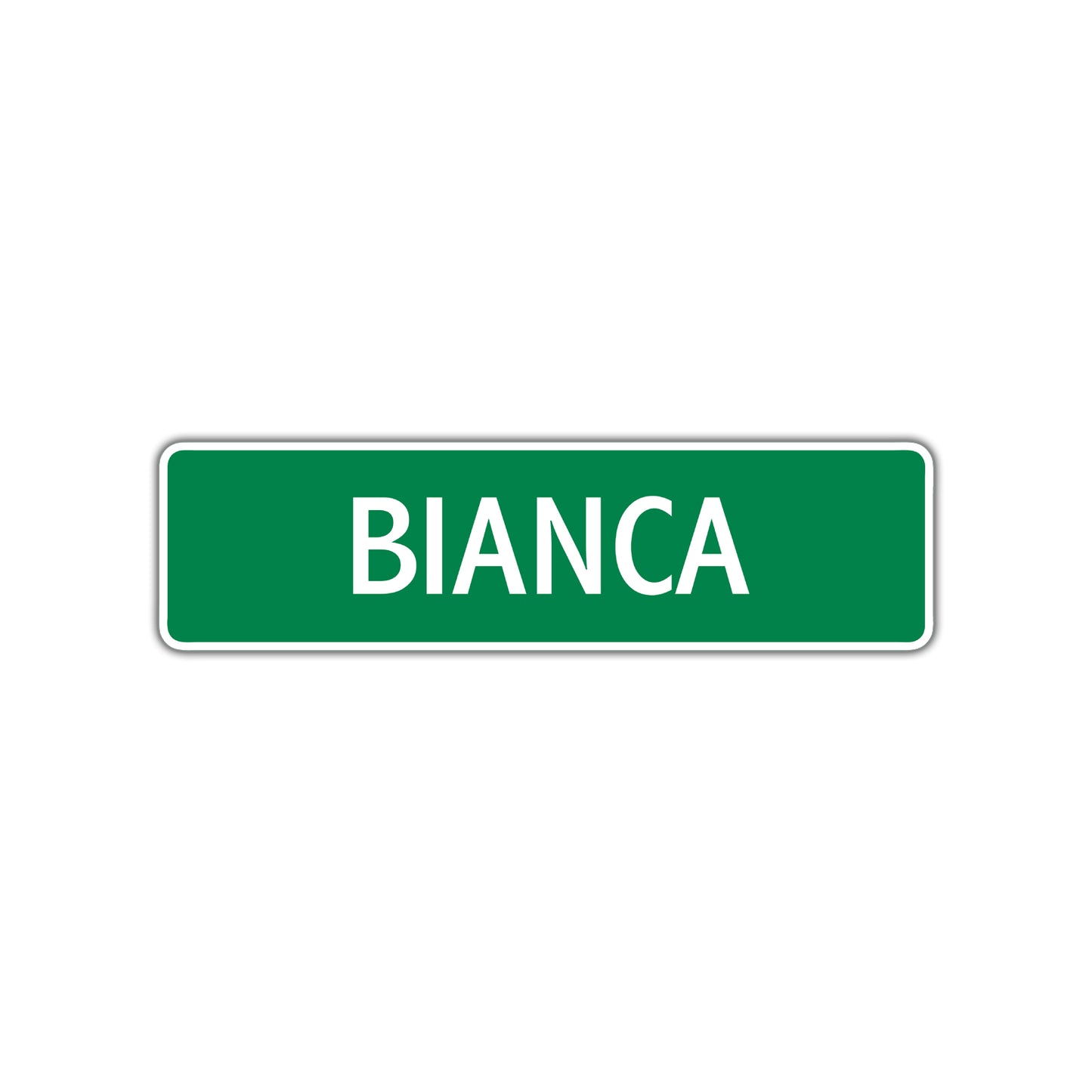 Bianca Street Sign Plate
