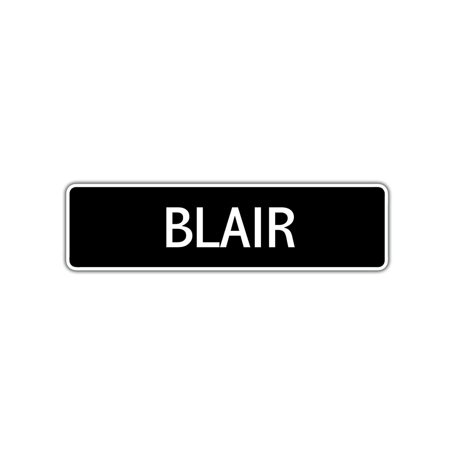 Blair Street Metal Sign  