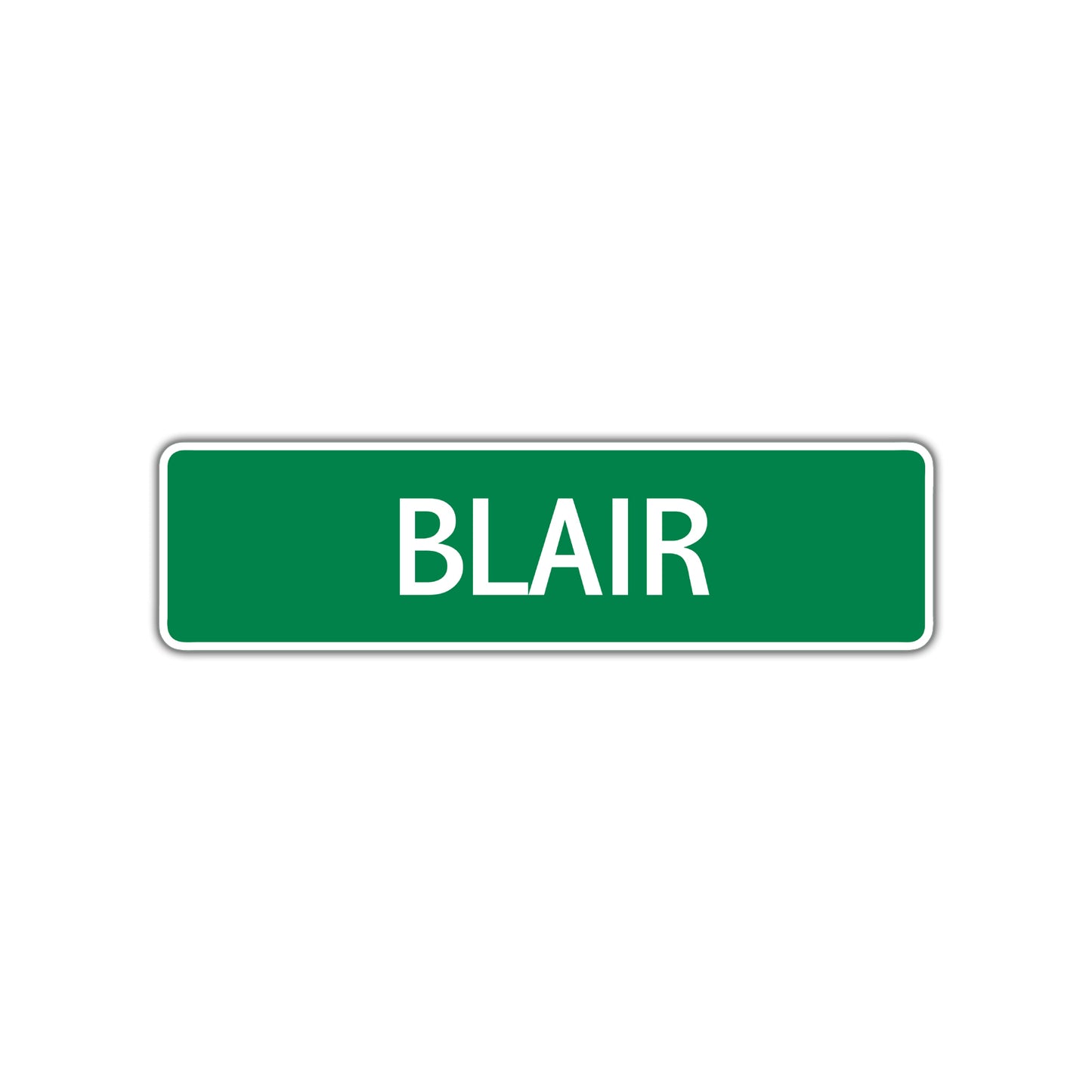 Blair Street Sign Plate