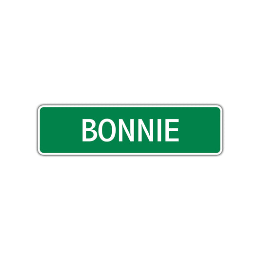 Bonnie Street Sign