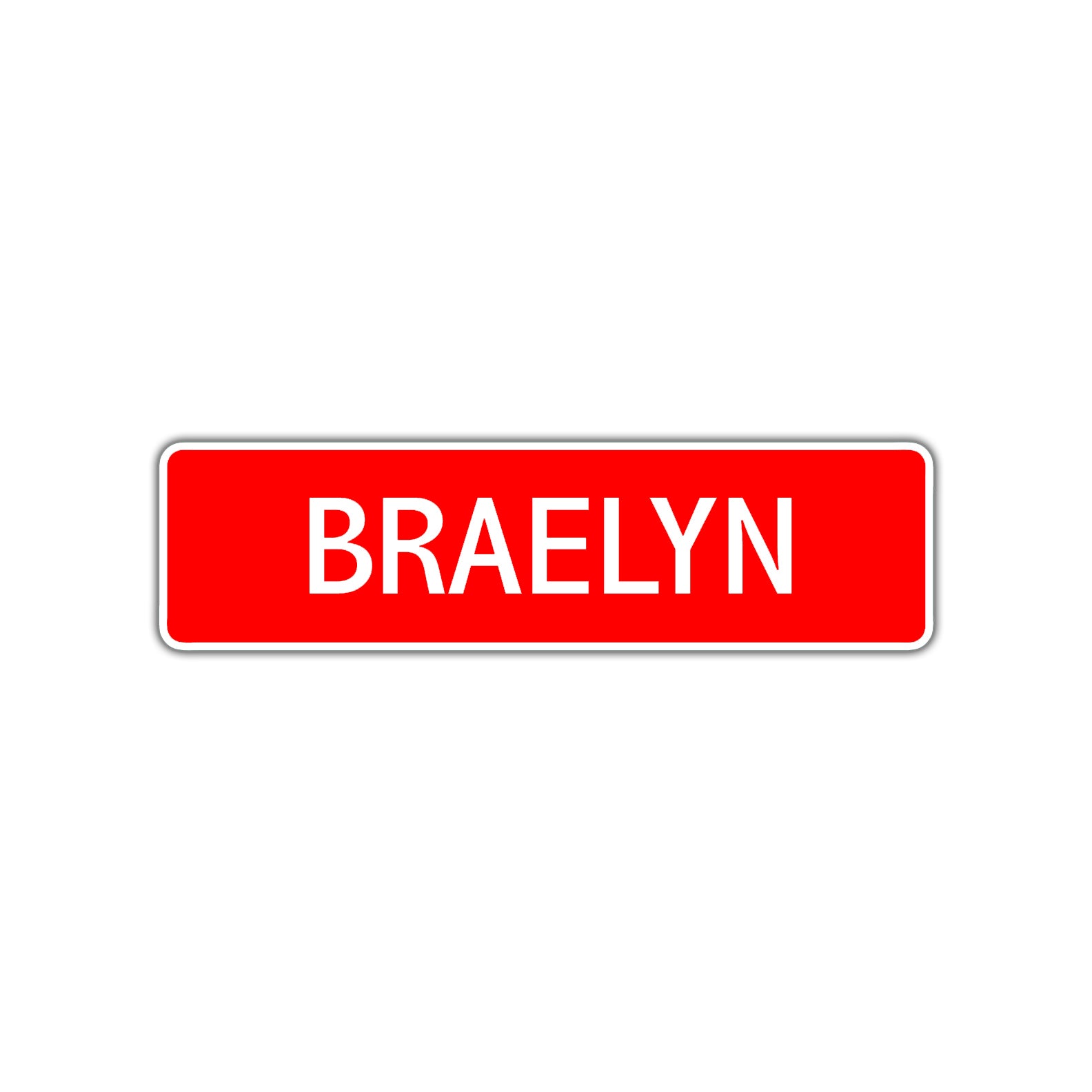 Braelyn Street Sign