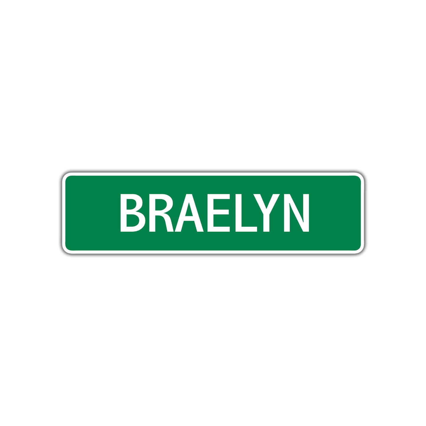 Braelyn Street Sign Plate