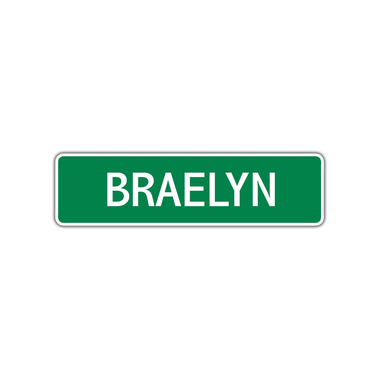 Braelyn Street Sign Plate