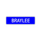 Braylee Street Metal Sign Plate