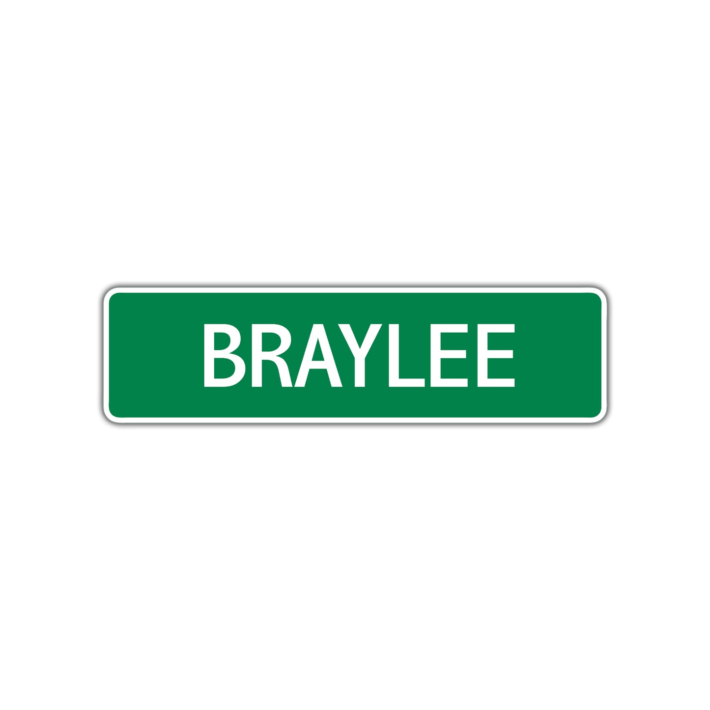 Braylee Street Sign Plate