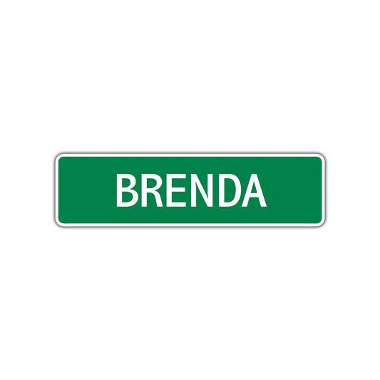 Brenda Street Sign