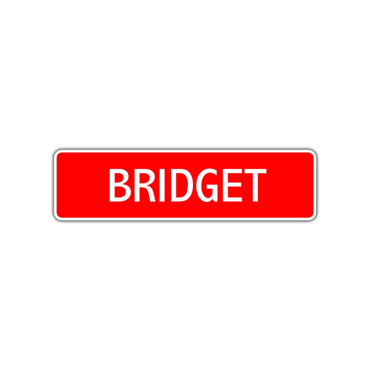 Bridget Street Sign