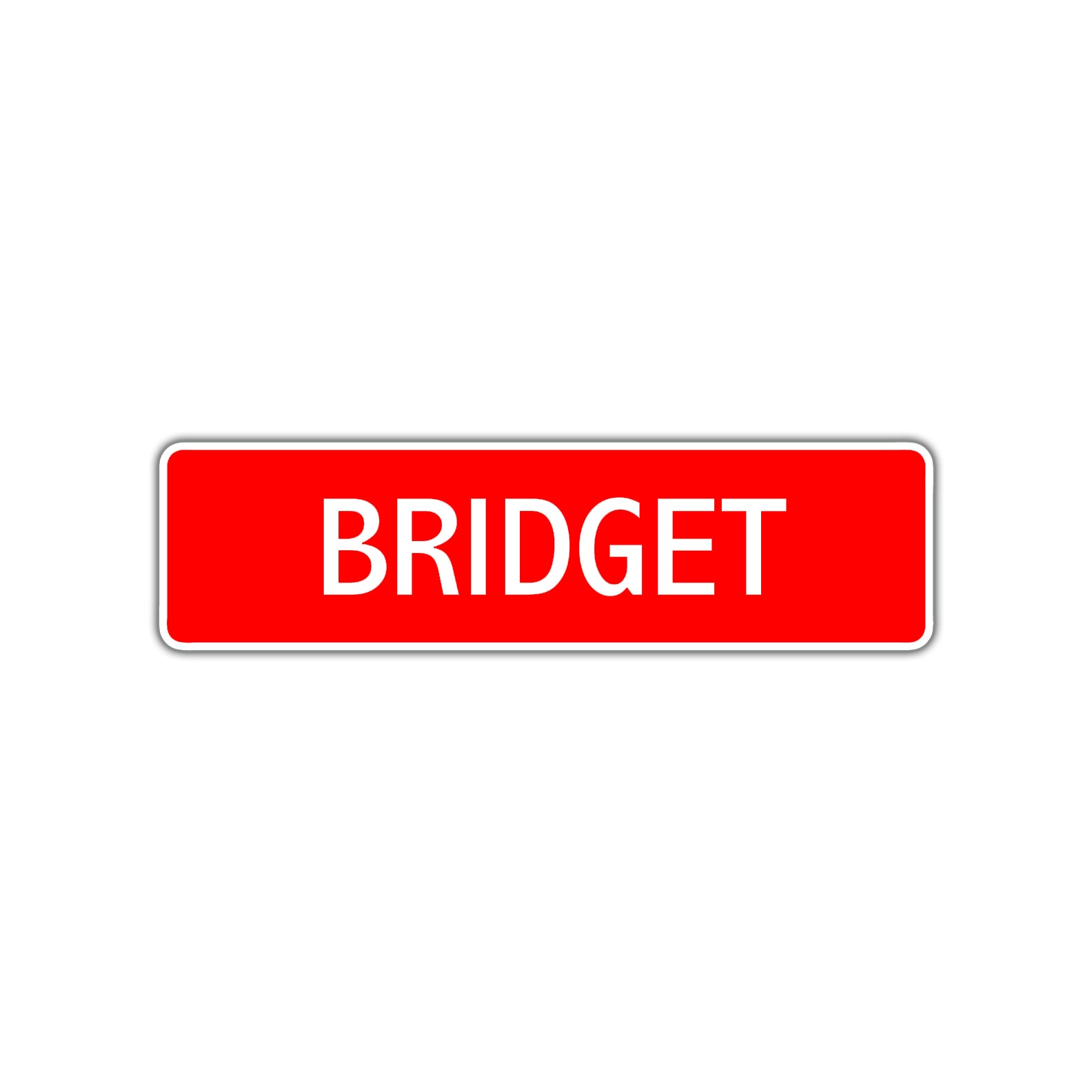 Bridget Street Sign