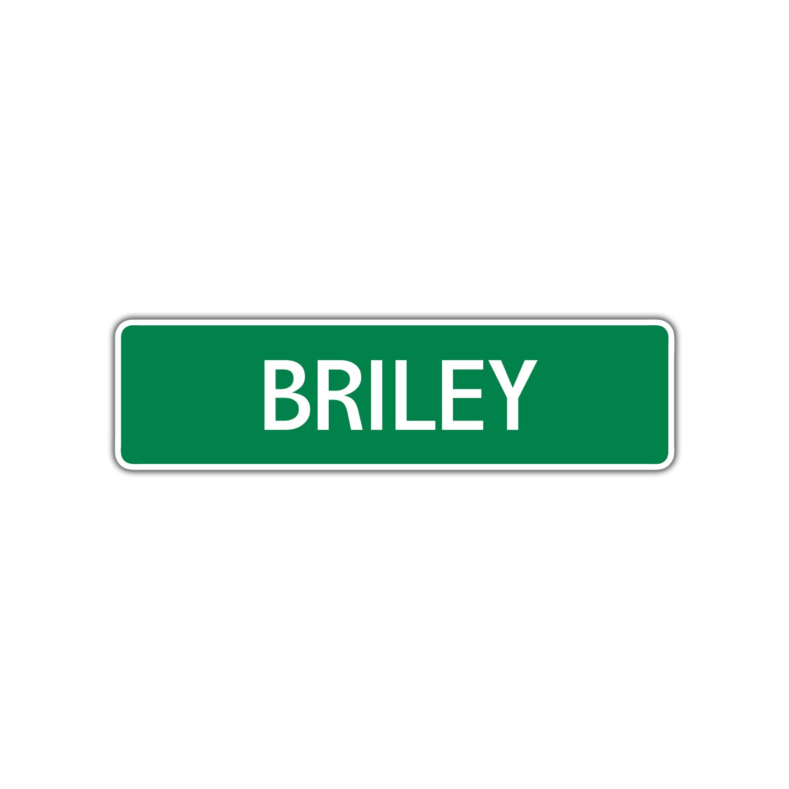 Briley Street Sign